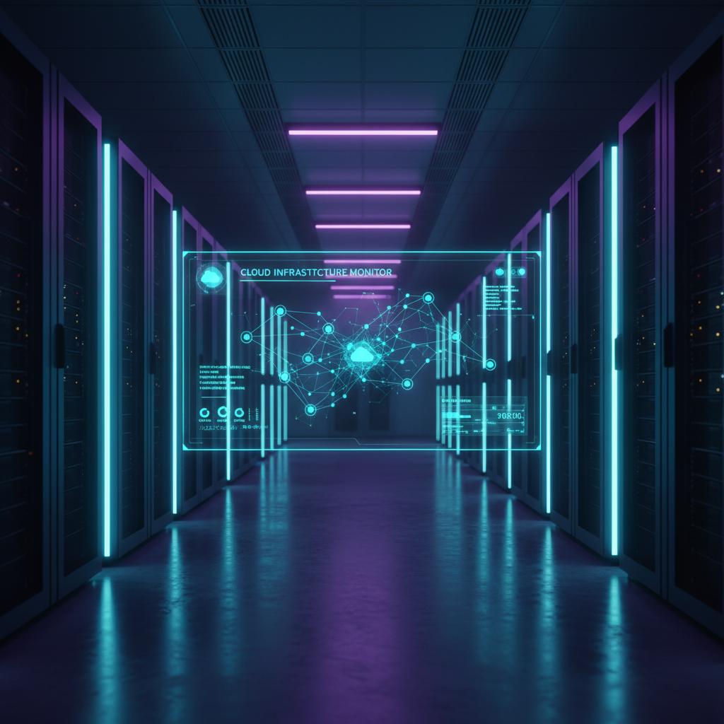 Ilustração técnica representando tecnologia relacionado a VPS: O Guia Definitivo de Hospedagem e Cloud em 20 incluindo Clo...