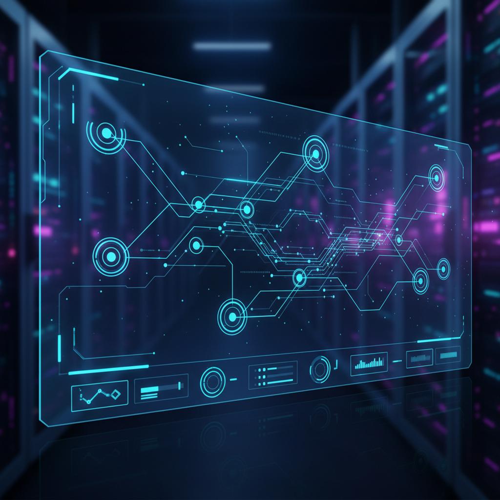 Ilustração técnica representando tecnologia relacionado a N8N: O Guia Definitivo para Automação de Workflows