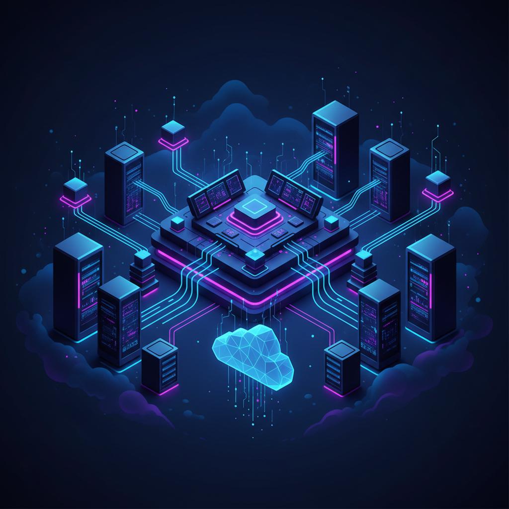 Ilustração técnica representando tecnologia relacionado a N8N: O Guia Definitivo para Automação de Workflows incluindo aut...