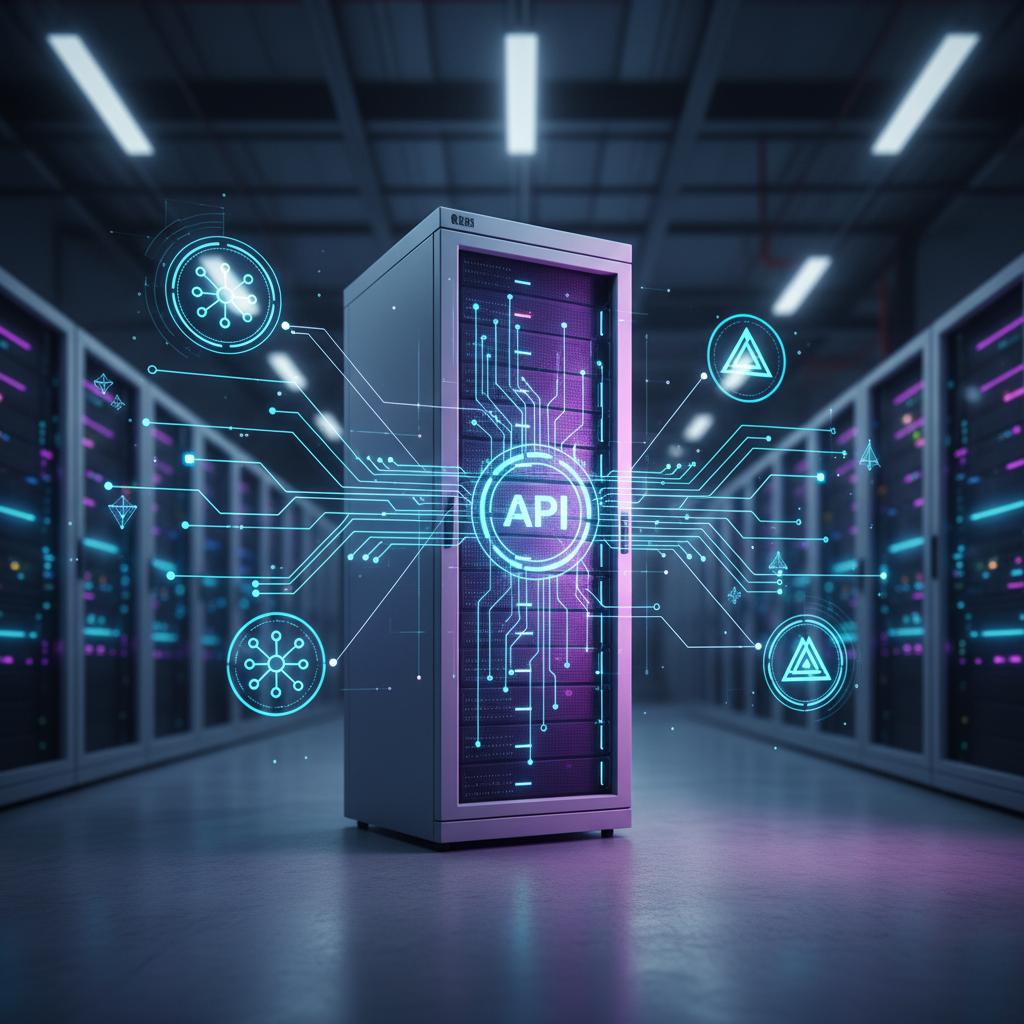Ilustração técnica representando tecnologia relacionado a Guia Prático: Como Implementar LLM e Inteligência  incluindo OpenAI