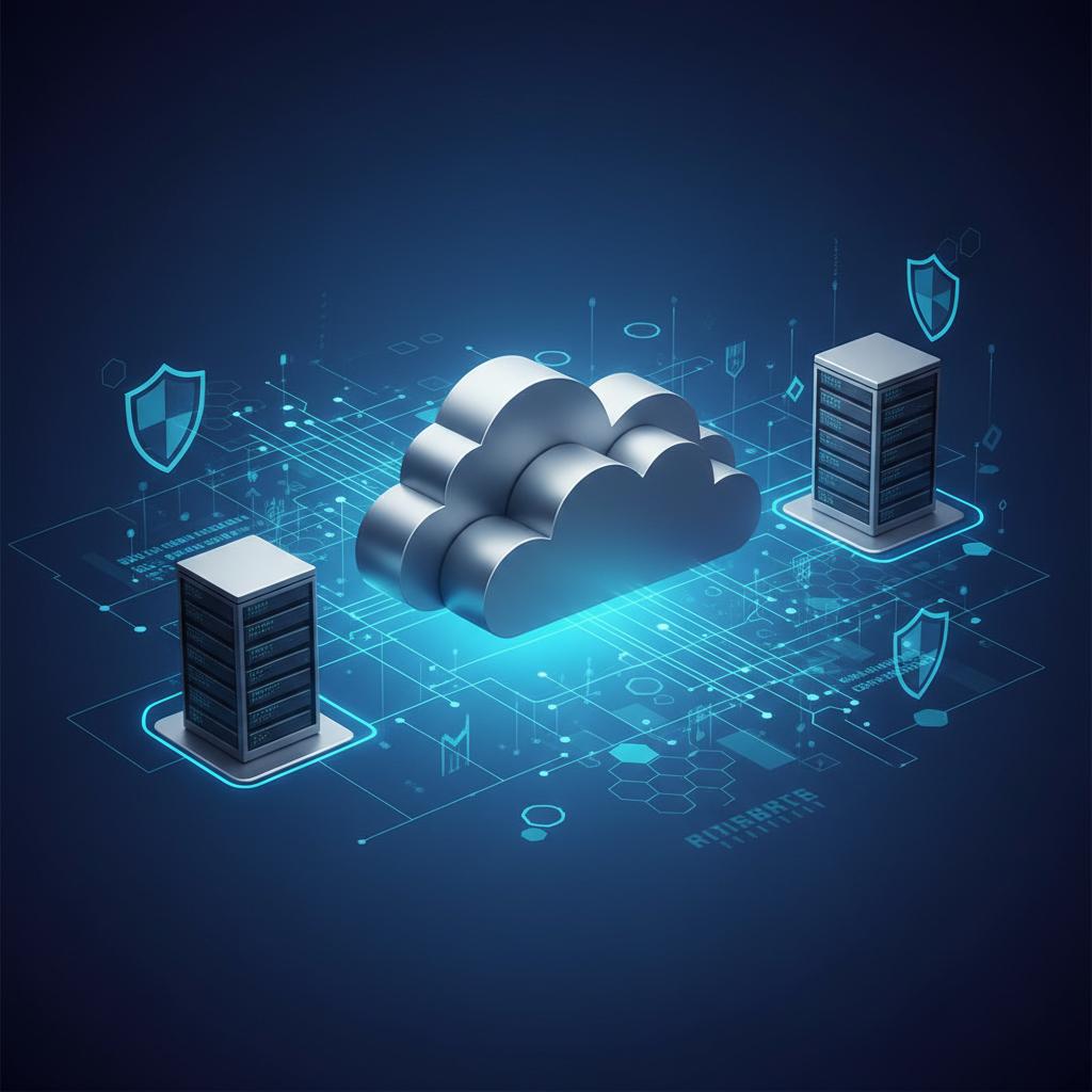 Ilustração técnica representando tecnologia relacionado a O que é VPS? Guia Definitivo de Servidor Virtual e