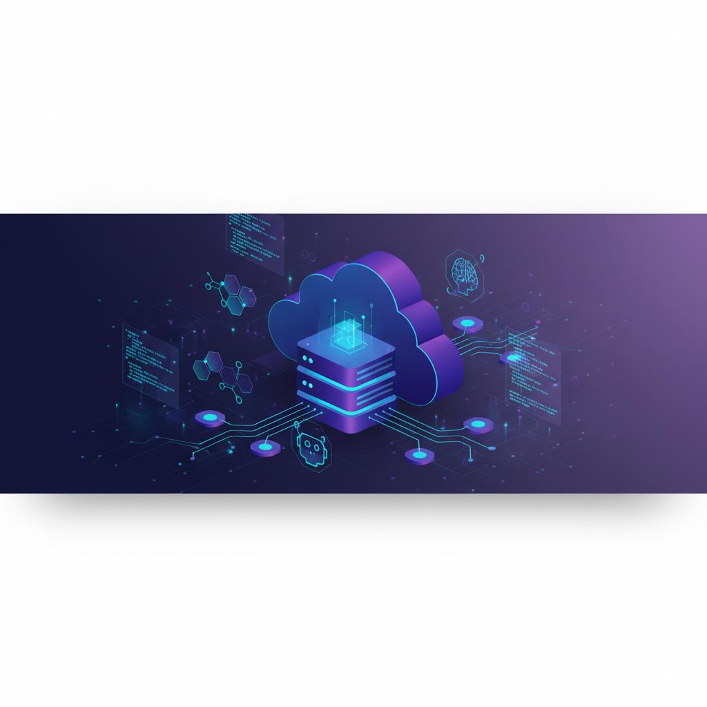 Ilustração técnica representando tecnologia relacionado a LLM na Prática: Como Implementar IA com OpenAI e L