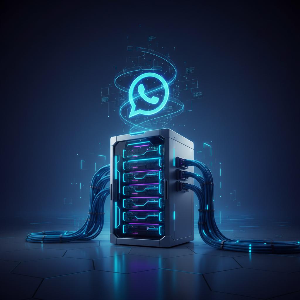 Ilustração técnica representando tecnologia relacionado a Guia Definitivo: Como Implementar a Evolution API  incluindo Wha...