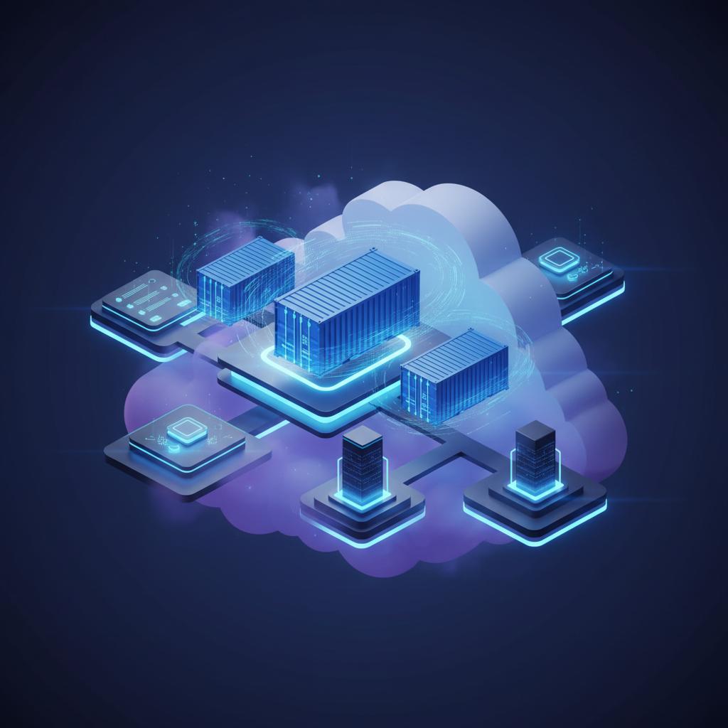 Ilustração técnica representando tecnologia relacionado a Docker na Prática: Guia Completo para Otimizar seu incluindo DevOps