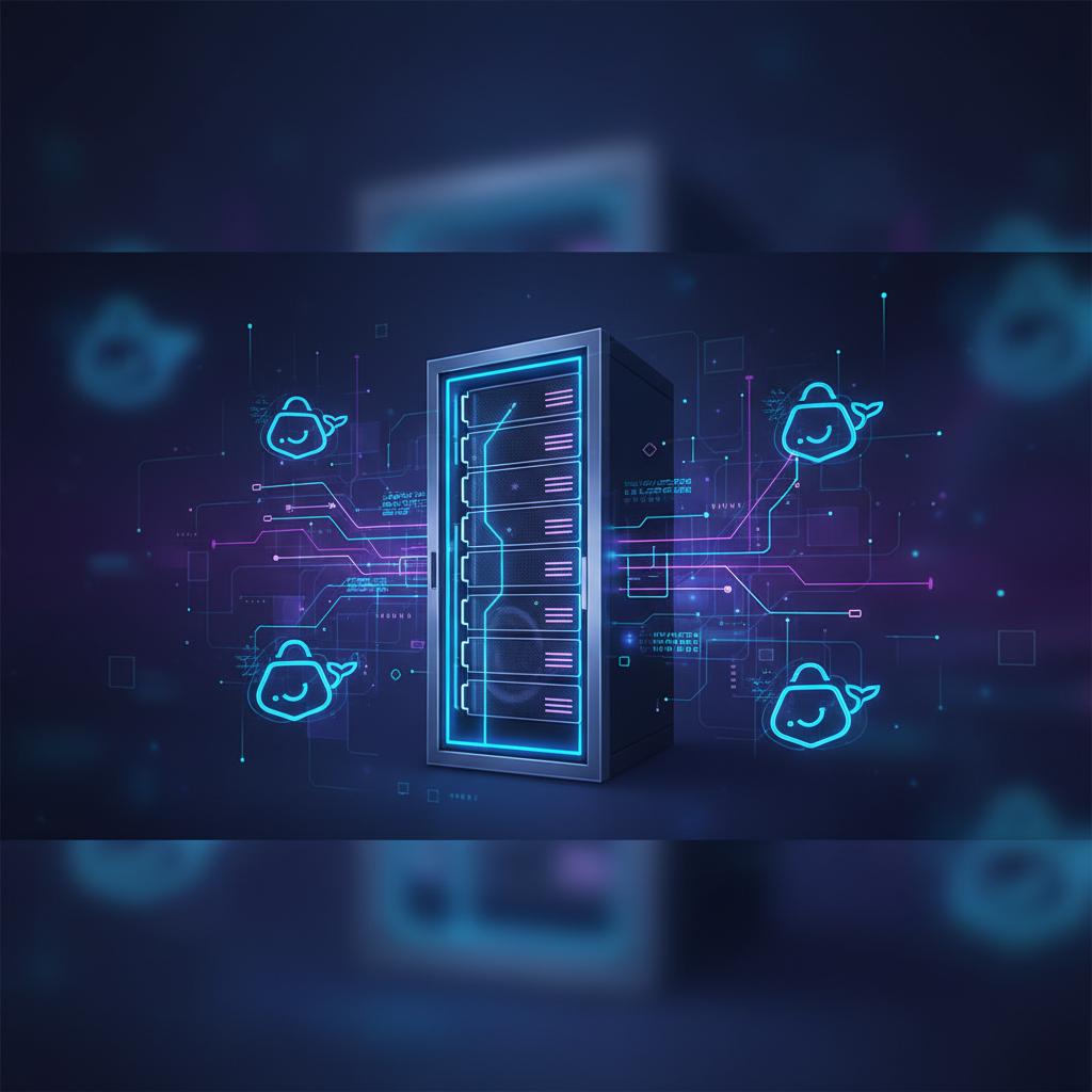 Ilustração técnica representando tecnologia relacionado a O Guia Definitivo do Docker: Domine Containers e D