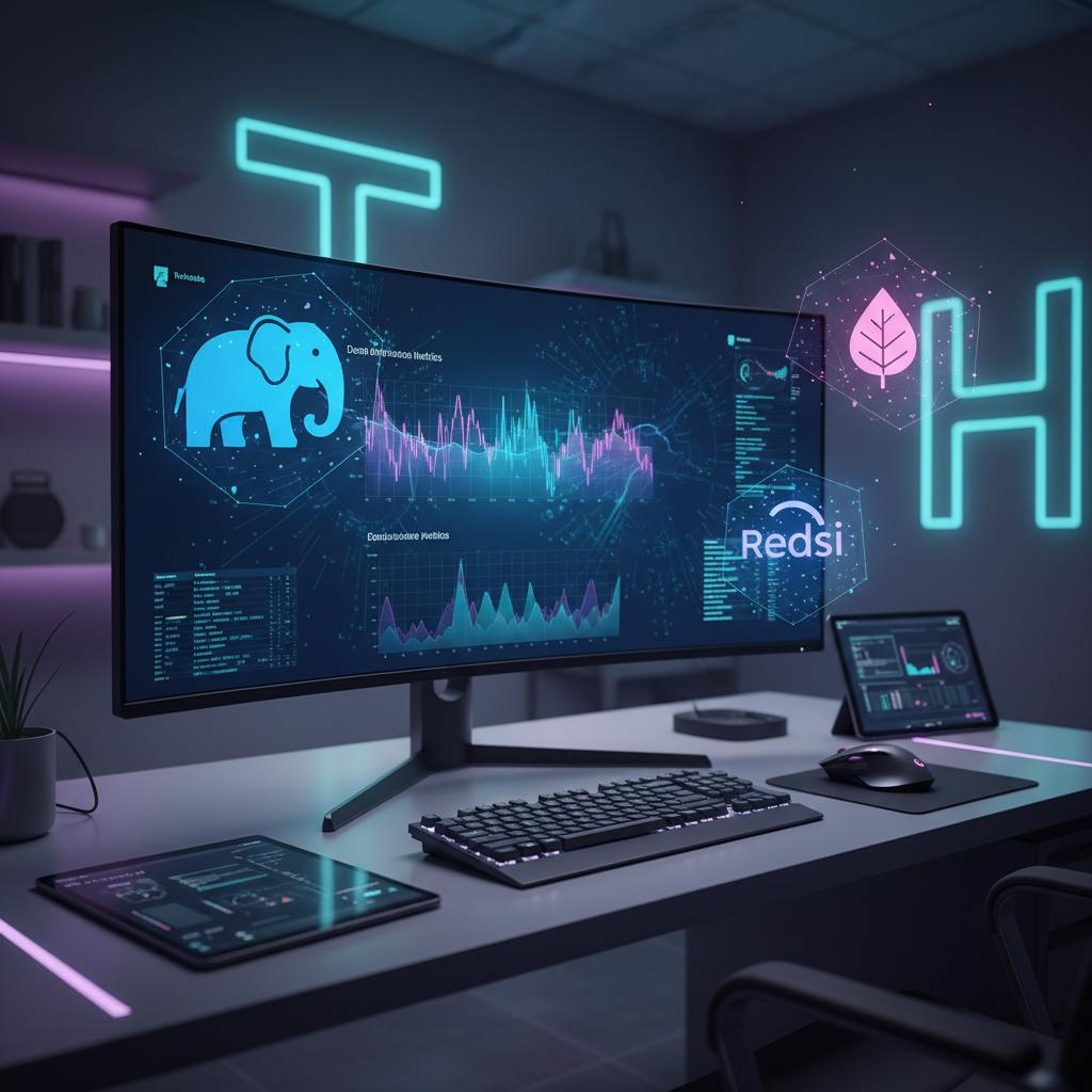 Ilustração técnica representando tecnologia relacionado a Qual Banco de Dados Escolher em 2026? Guia de Espe incluindo Pos...