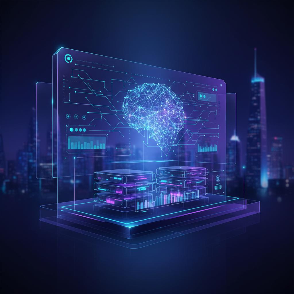 Ilustração técnica representando tecnologia relacionado a Bancos de Dados Vetoriais: O Guia Definitivo para  incluindo Vec...