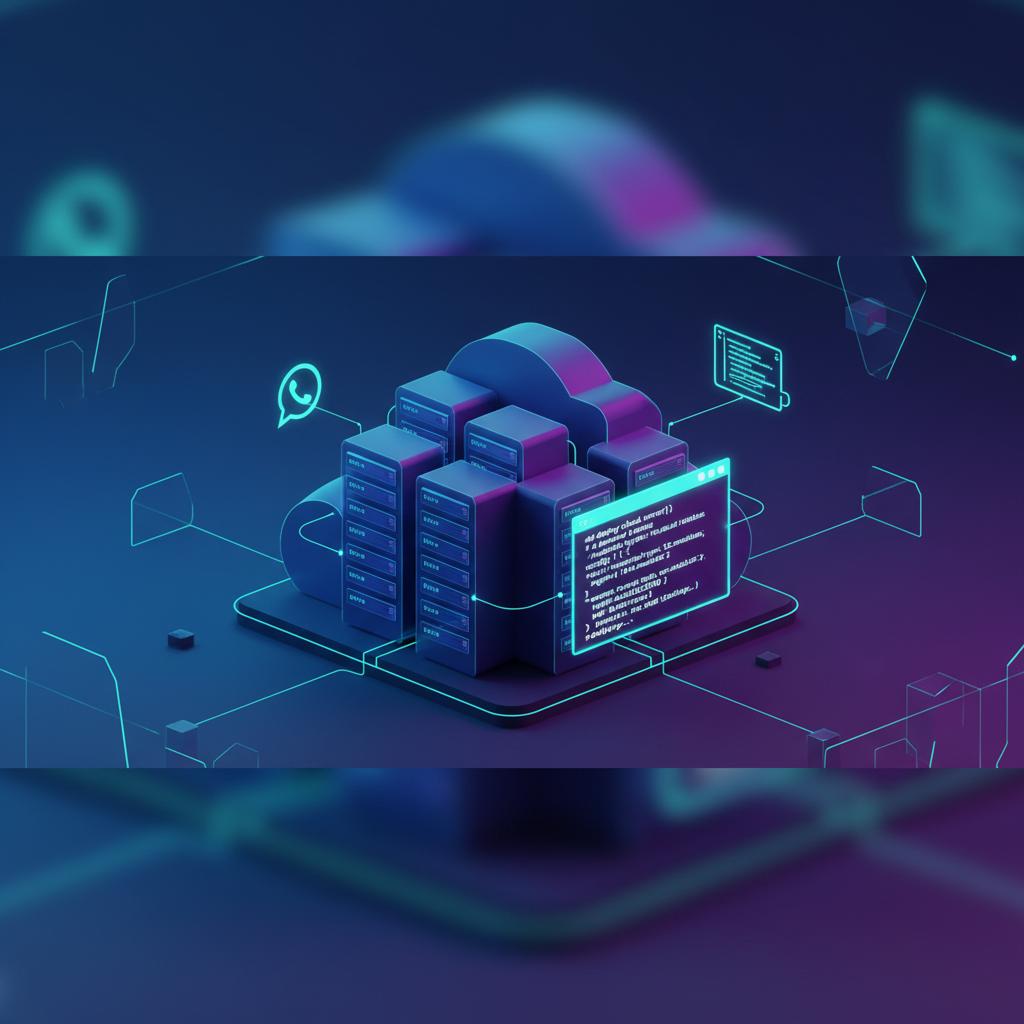 Ilustração técnica representando tecnologia relacionado a Evolution API: O Guia Definitivo para Automação Wh incluindo Wha...