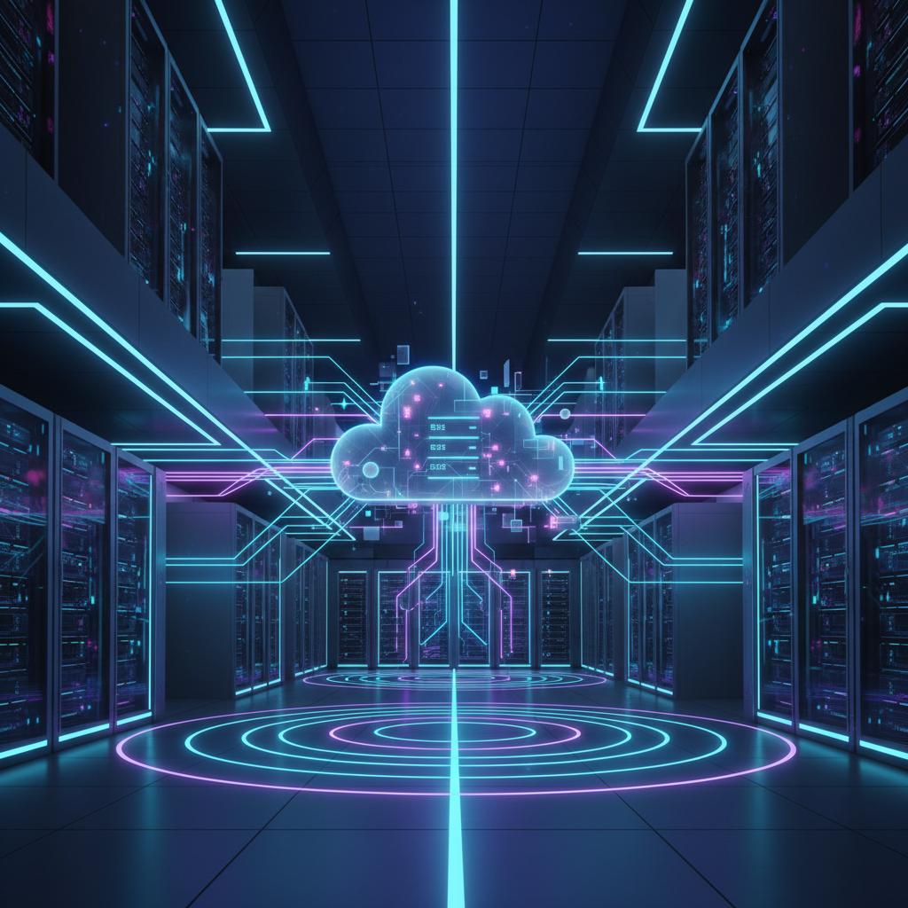 Ilustração técnica representando tecnologia relacionado a VPS: O Guia Completo sobre Servidor Virtual em 202 incluindo hos...