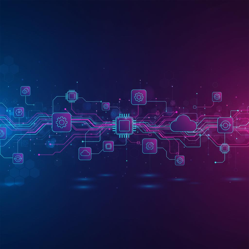 Ilustração técnica representando tecnologia relacionado a N8N: O Guia Definitivo para Automação de Workflows