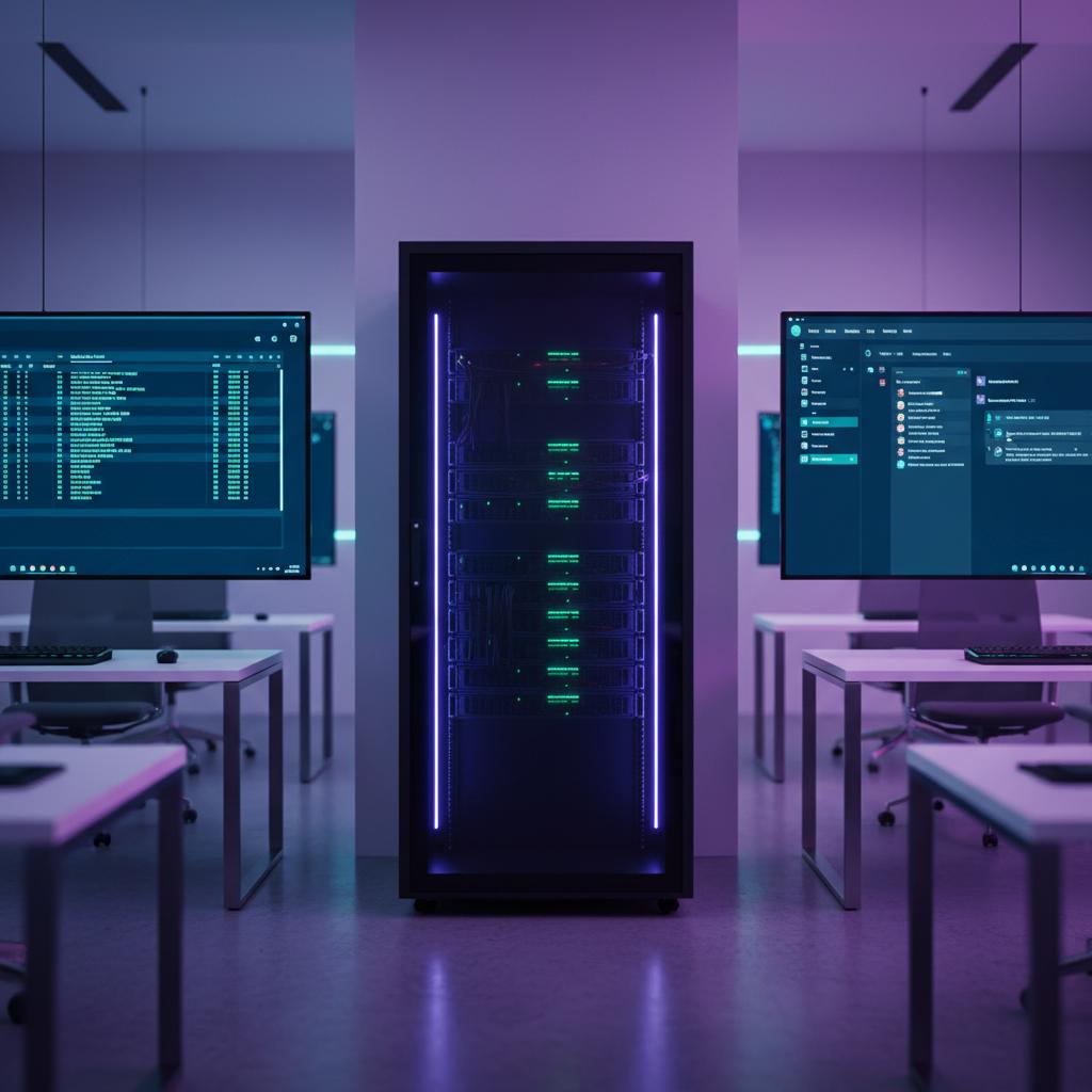 Ilustração técnica representando tecnologia relacionado a Evolution API: O Guia Completo para Automação no W incluindo Wha...