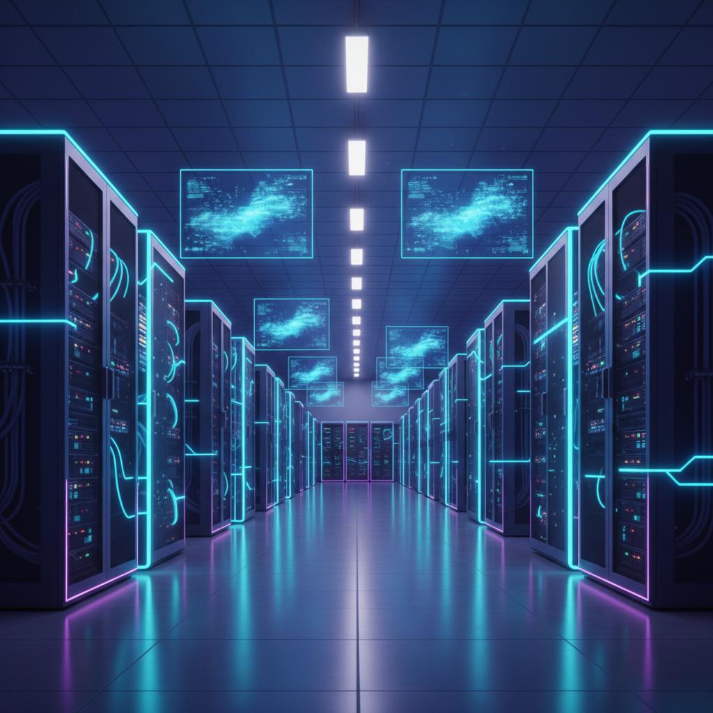 Ilustração técnica representando tecnologia relacionado a O que é VPS? Guia Definitivo sobre Servidor Virtua incluindo hos...