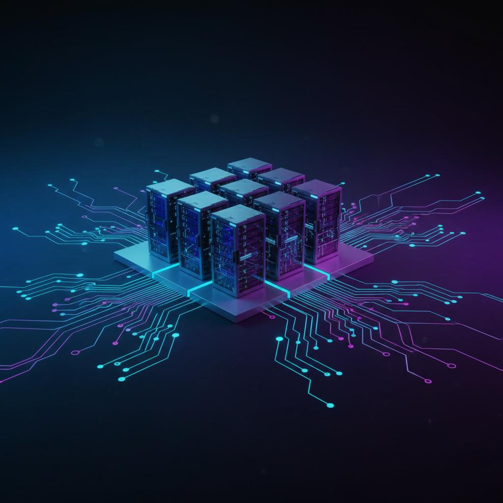 Ilustração técnica representando tecnologia relacionado a O que é VPS? Guia Definitivo sobre Servidor Virtua