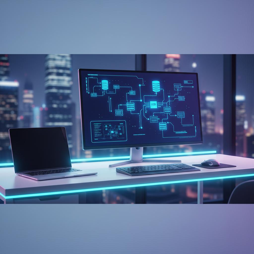 Ilustração técnica representando tecnologia relacionado a Qual Banco de Dados Escolher? Guia Prático para 20 incluindo Pos...