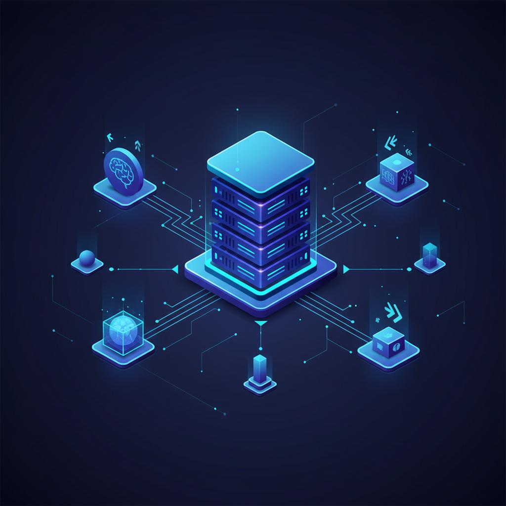 Ilustração técnica representando tecnologia relacionado a O que é Vector Database? Guia Completo para RAG e 