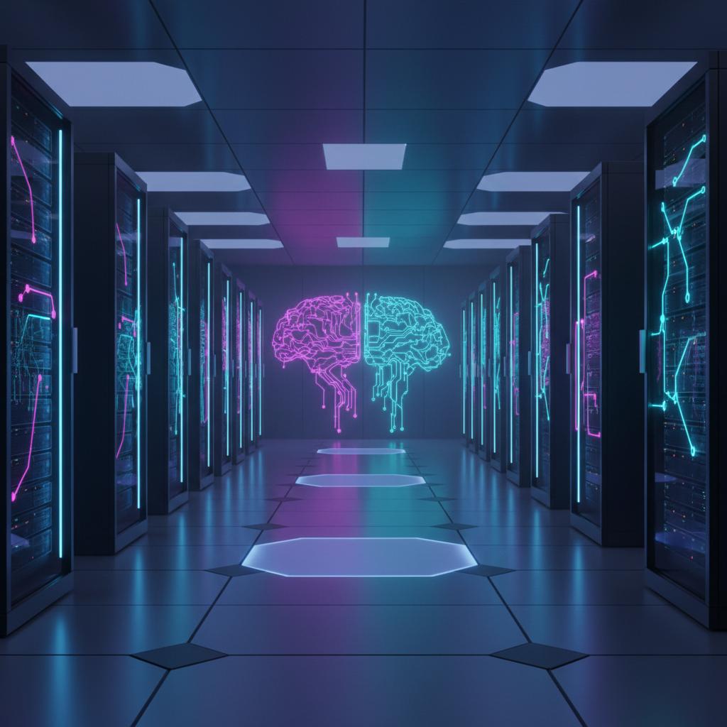 Ilustração técnica representando tecnologia relacionado a LLM: Como Implementar IA de Alto Nível com OpenAI 