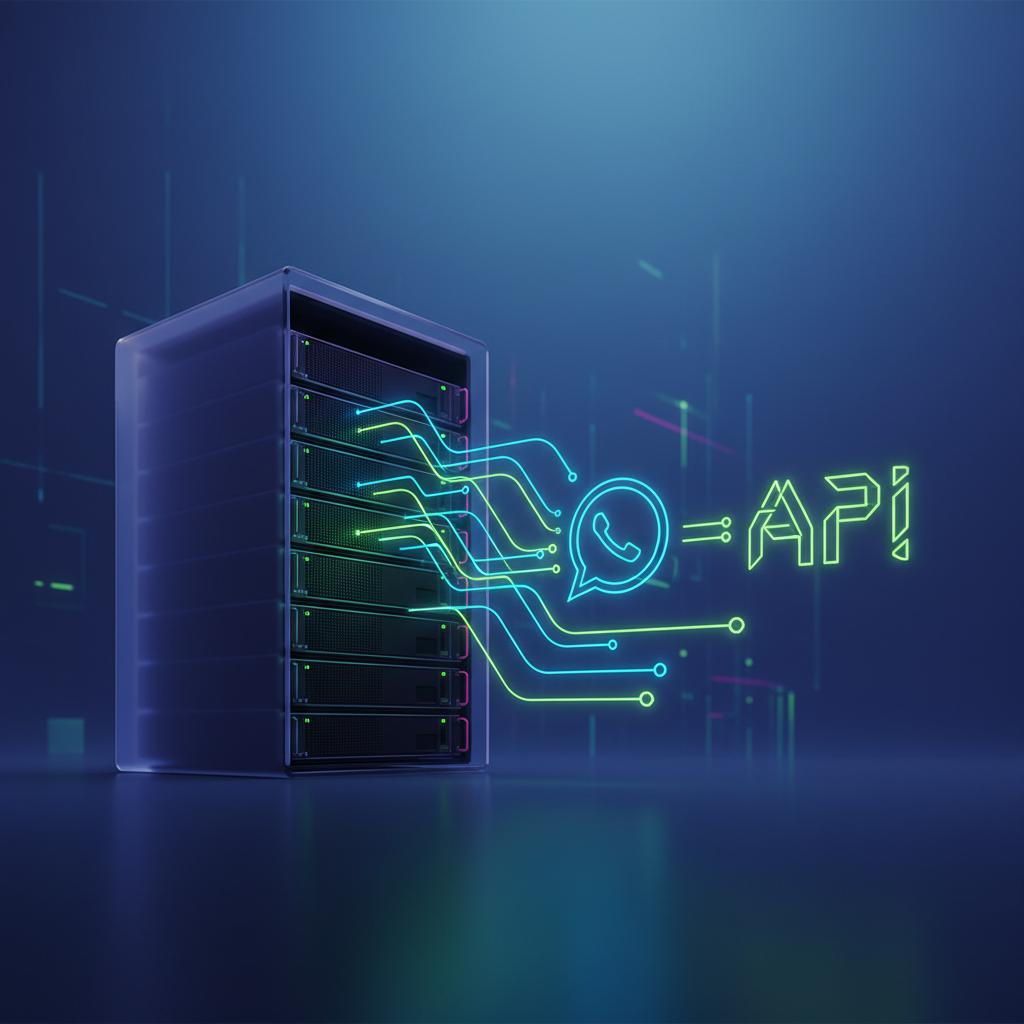 Ilustração técnica representando tecnologia relacionado a Guia Completo: Como Usar a Evolution API para What incluindo Wha...