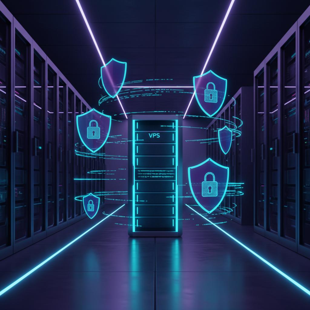 Ilustração técnica representando tecnologia relacionado a Segurança Web: Como Blindar seu Servidor VPS em 20