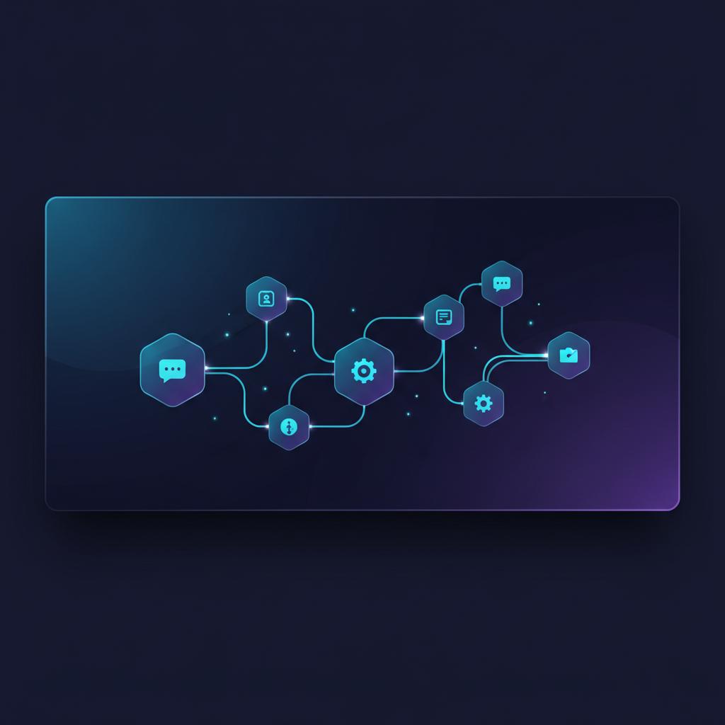 Ilustração técnica representando tecnologia relacionado a Typebot: Guia Definitivo para Criar Formulários de incluindo aut...