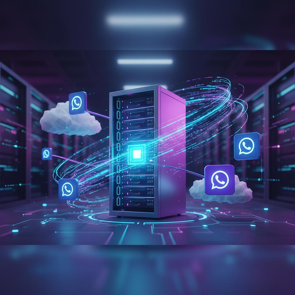 Ilustração técnica representando tecnologia relacionado a Evolution API: O Guia Definitivo para Automação no incluindo Wha...