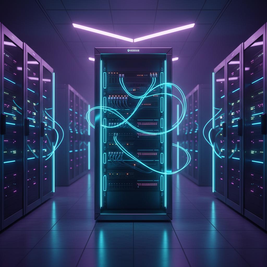 Ilustração técnica representando tecnologia relacionado a O que é VPS? Guia Definitivo de Servidor Virtual e incluindo hos...