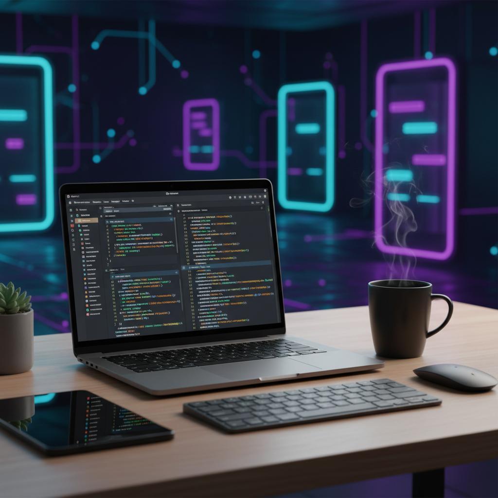 Ilustração técnica representando tecnologia relacionado a Guia Prático de Programação: Como Dominar Python e