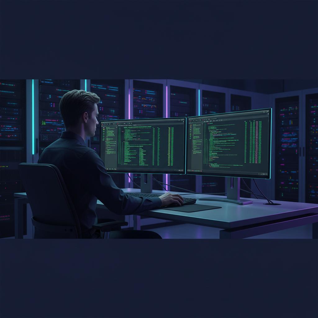 Ilustração técnica representando tecnologia relacionado a Guia Definitivo de Linux para Servidores: Domine a incluindo Ubuntu