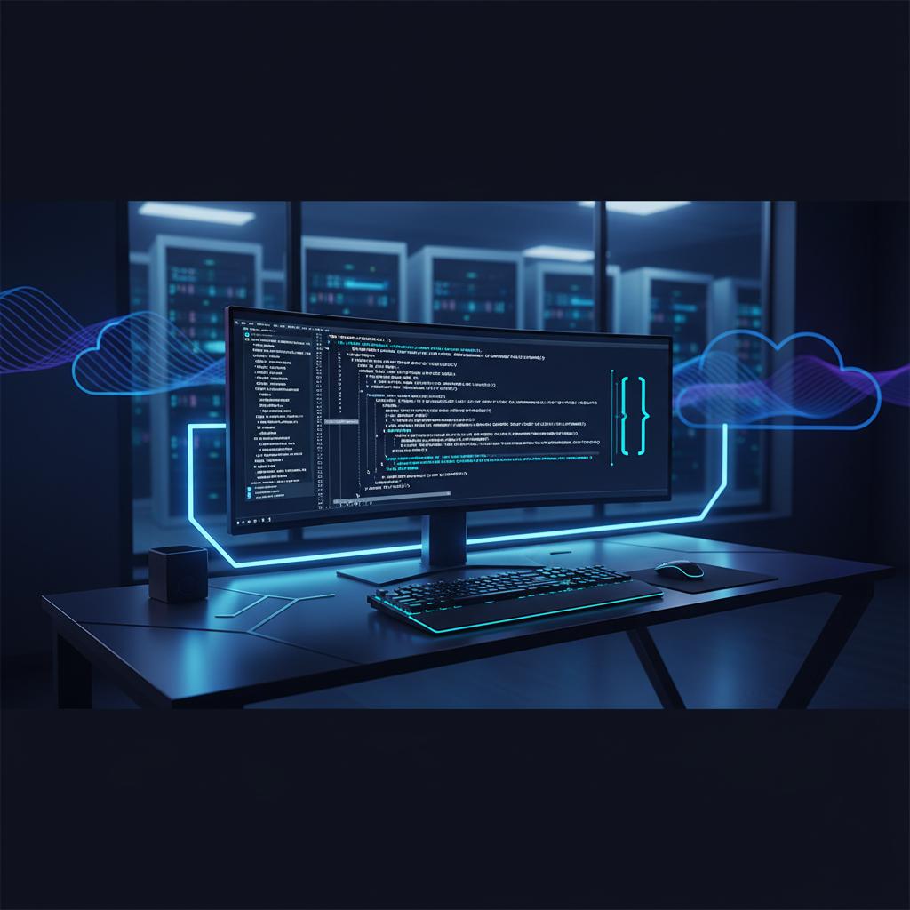 Ilustração técnica representando tecnologia relacionado a Qual o melhor Banco de Dados para seu projeto? Gui incluindo Pos...