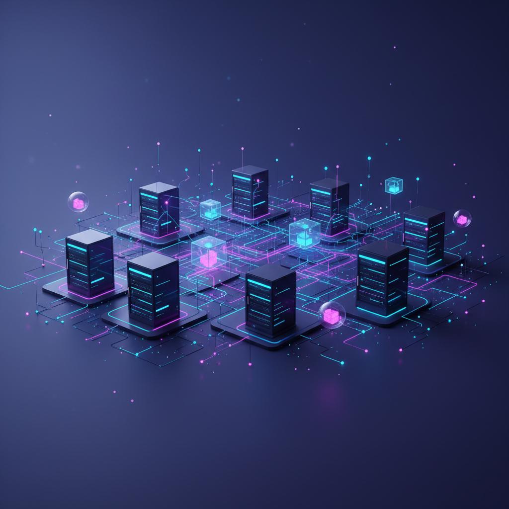 Ilustração técnica representando tecnologia relacionado a VPS: O Guia Definitivo para Servidor Virtual e Clo incluindo hos...