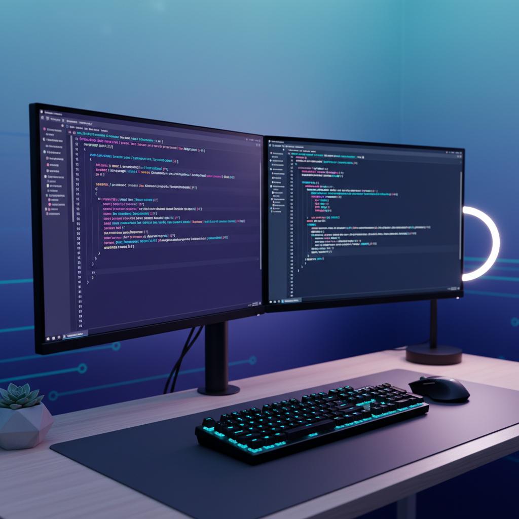 Ilustração técnica representando tecnologia relacionado a Guia de Programação: Como Dominar Python e JavaScr
