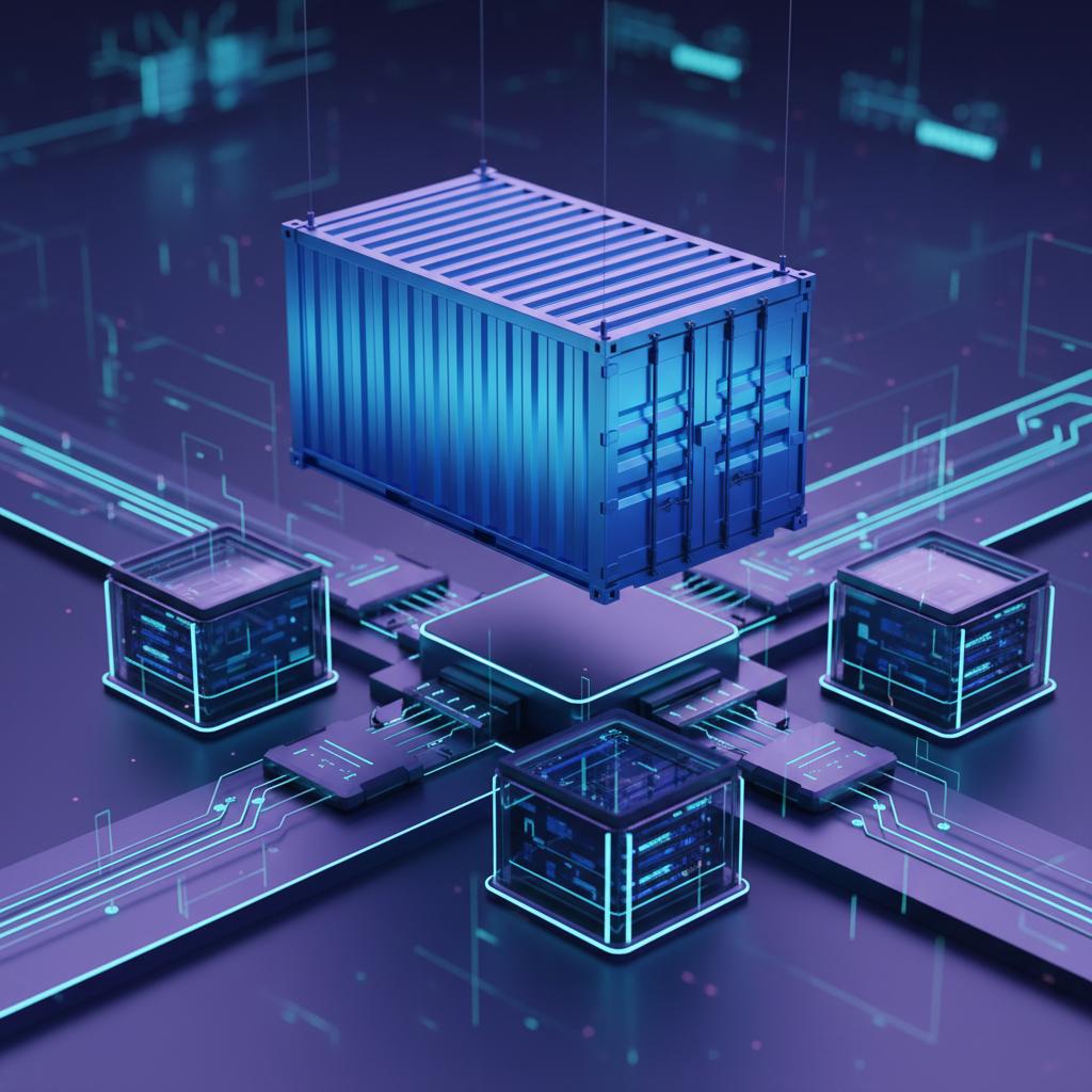 Ilustração técnica representando tecnologia relacionado a O que é Docker? Guia Definitivo para Containers e 