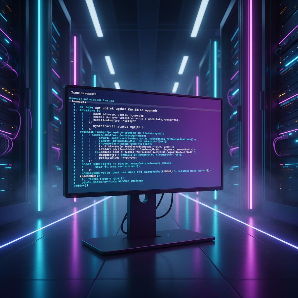 Ilustração técnica representando tecnologia relacionado a Guia Definitivo: Domine Linux e Administração de S incluindo Ubuntu