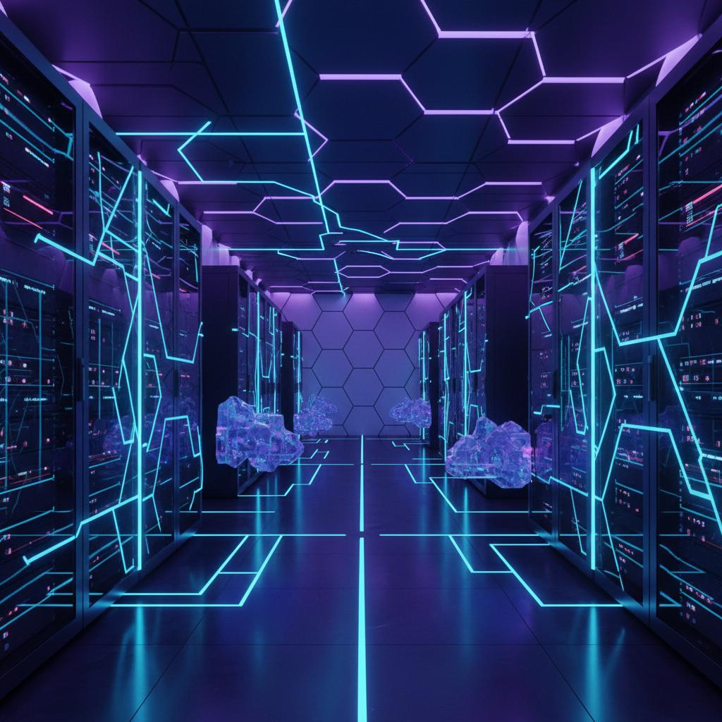 Ilustração técnica representando tecnologia relacionado a Como implementar LLMs em sua infraestrutura: Guia  incluindo OpenAI