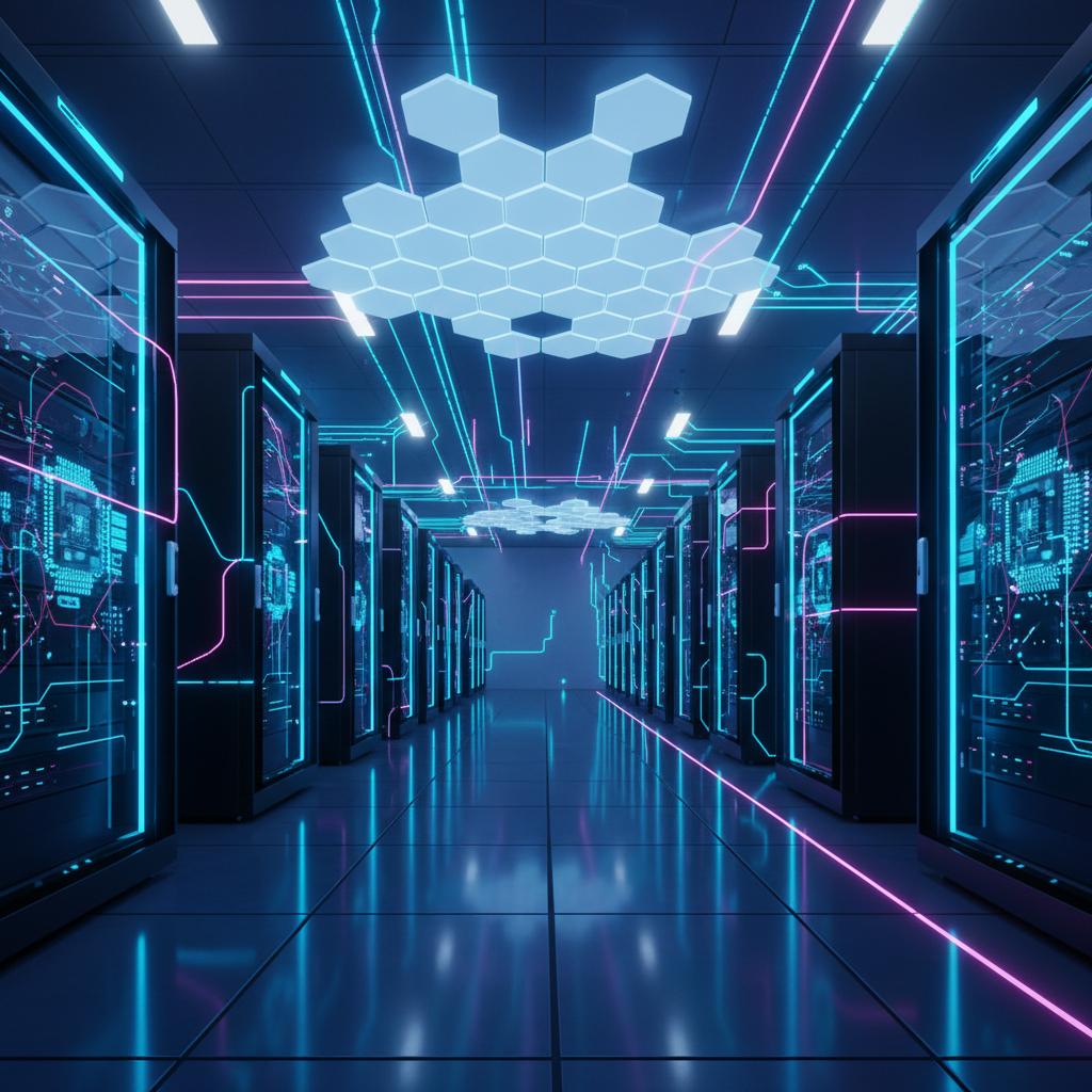 Ilustração técnica representando tecnologia relacionado a O que é VPS? Guia Definitivo sobre Servidor Virtua incluindo Clo...