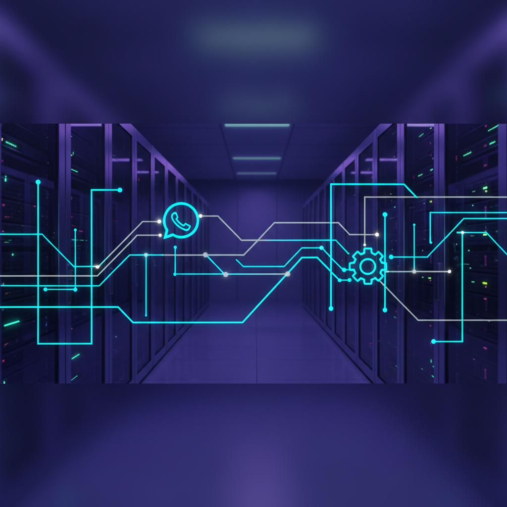 Ilustração técnica representando tecnologia relacionado a Evolution API: O Guia Definitivo para WhatsApp API