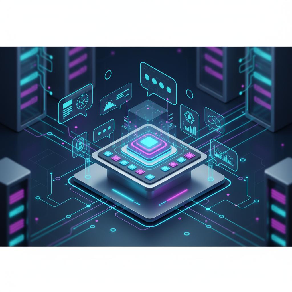 Ilustração técnica representando tecnologia relacionado a Guia Definitivo: Como o Typebot Revoluciona seus F incluindo aut...