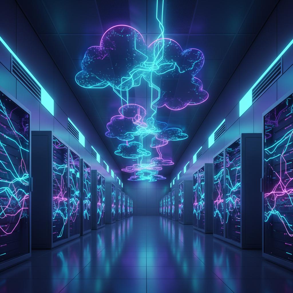 Ilustração técnica representando tecnologia relacionado a LLM: Como implementar Inteligência Artificial com  incluindo Lan...