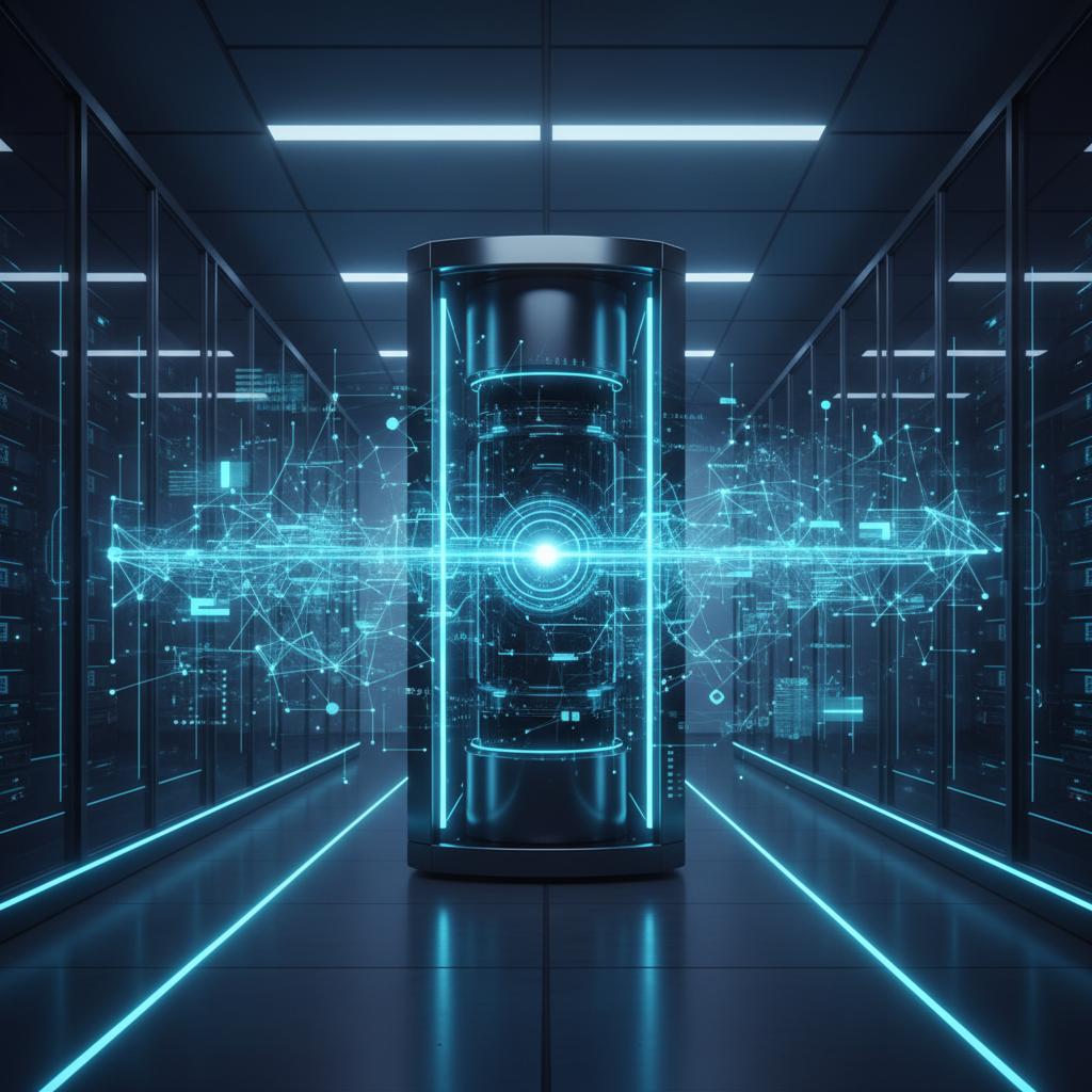 Ilustração técnica representando tecnologia relacionado a Bancos de Dados Vetoriais: Guia Definitivo e RAG ( incluindo Vec...