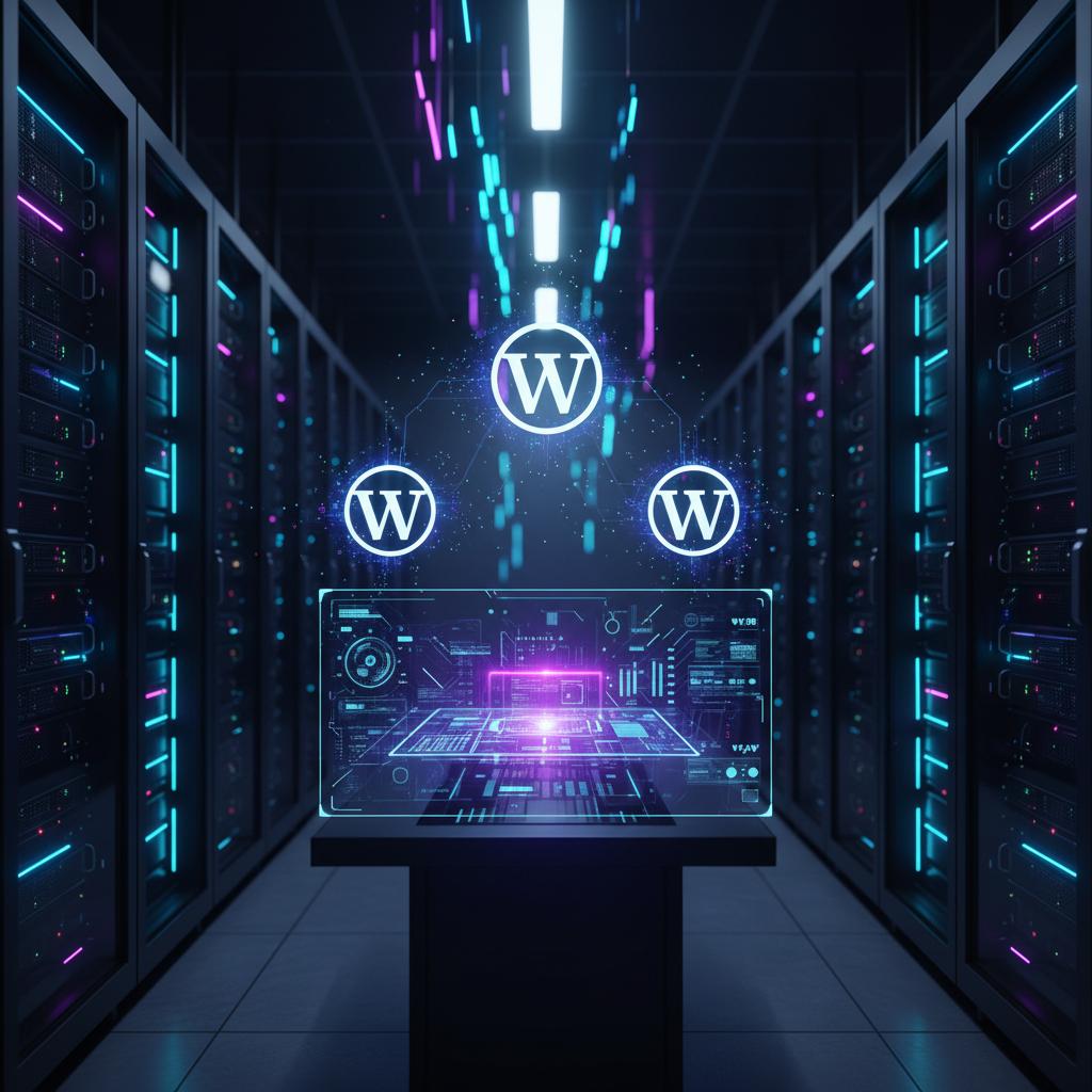 Ilustração técnica representando tecnologia relacionado a WordPress: O Guia Completo de Especialista para 20 incluindo VPS