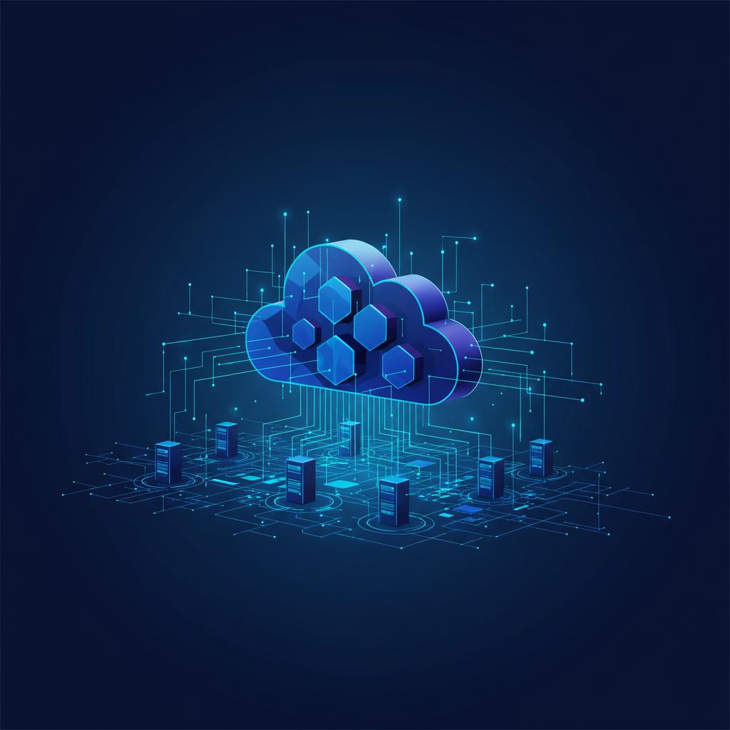Ilustração técnica representando tecnologia relacionado a O que é VPS? Guia Definitivo de Servidor Virtual p