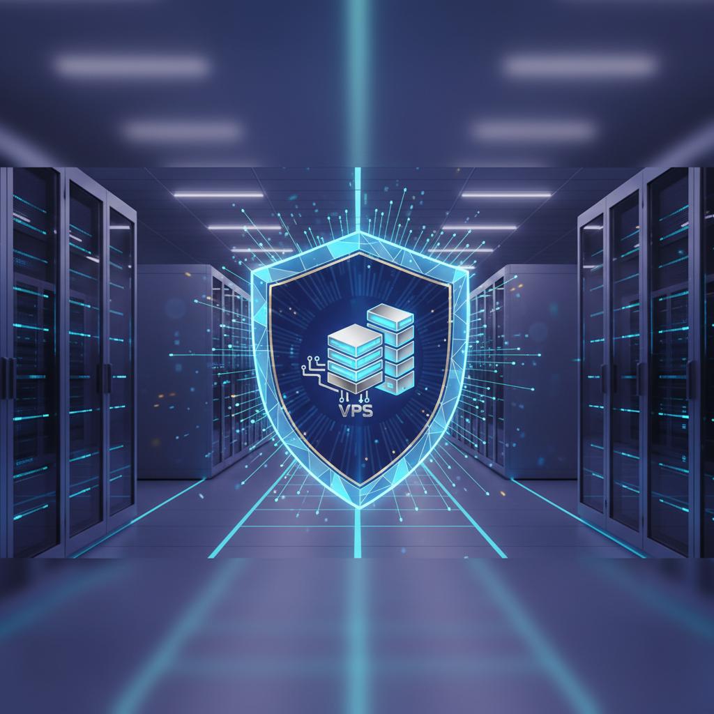 Ilustração técnica representando tecnologia relacionado a Segurança Web Completa: Como Proteger seu Servidor incluindo VPS