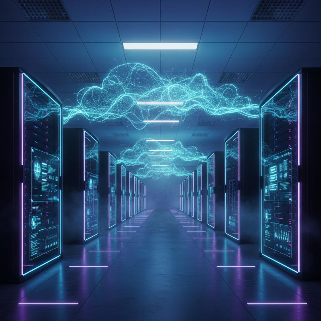 Ilustração técnica representando tecnologia relacionado a O que é VPS? Guia Definitivo de Servidores Virtuai incluindo hos...