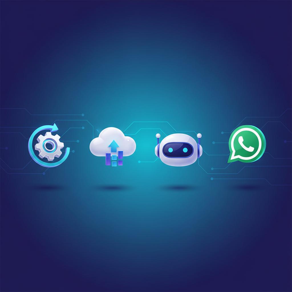 Ilustração técnica representando tecnologia relacionado a Guia Completo: Como Usar a Evolution API para Auto incluindo Wha...