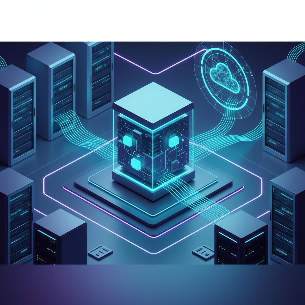Ilustração técnica representando tecnologia relacionado a O que é VPS? Guia Definitivo sobre Servidor Virtua