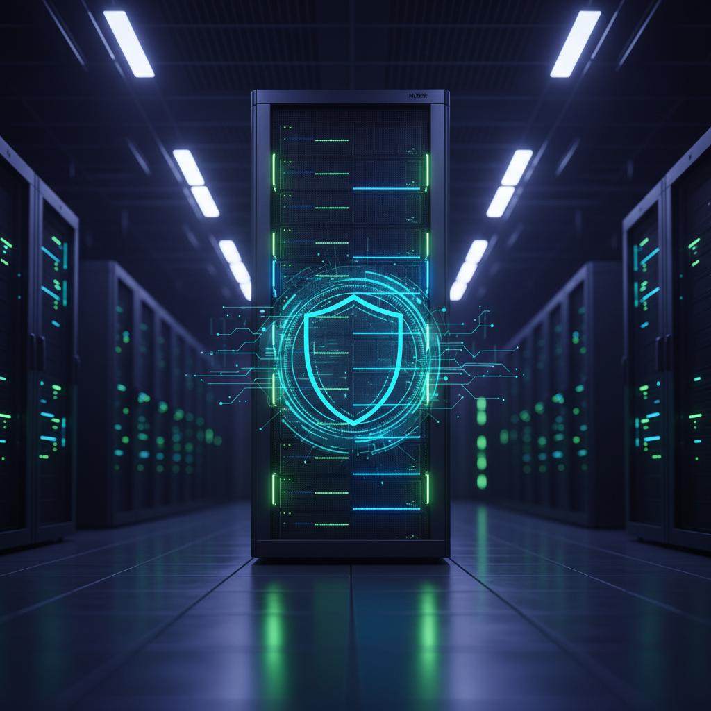 Ilustração técnica representando tecnologia relacionado a Segurança Web: Como Proteger Seu Servidor e Dados  incluindo VPS