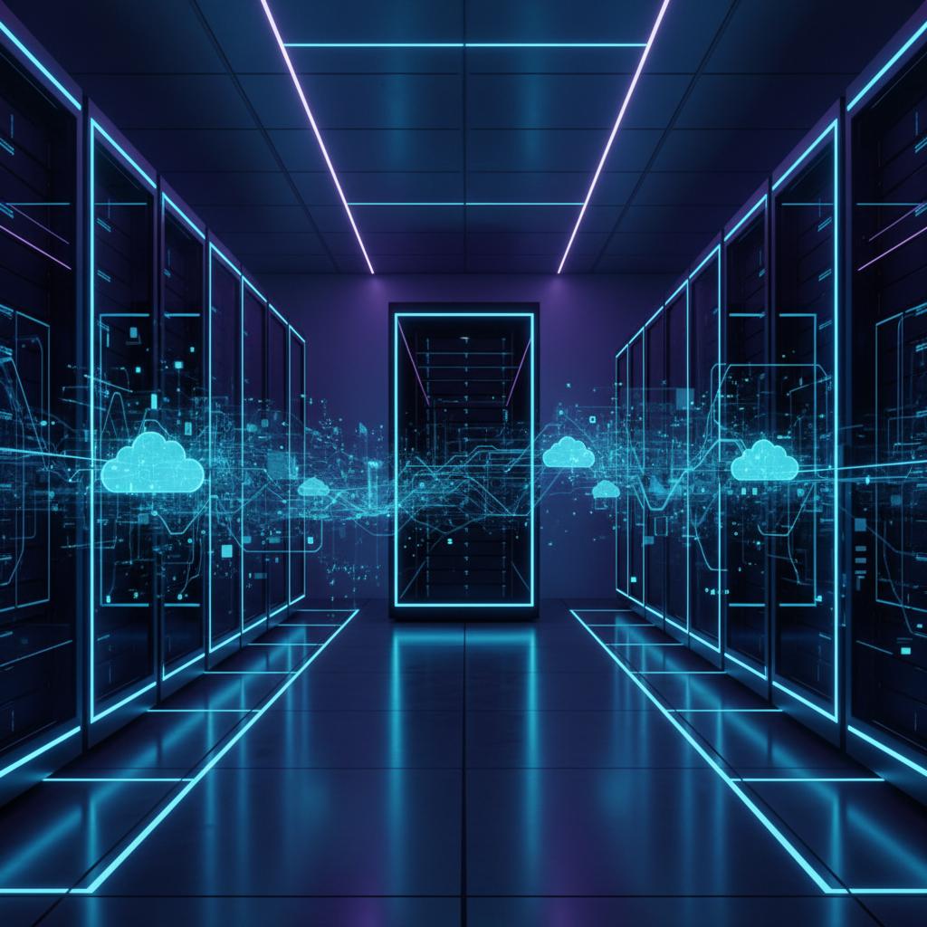 Ilustração técnica representando tecnologia relacionado a O que é VPS? Guia Definitivo de Servidor Virtual e incluindo hos...