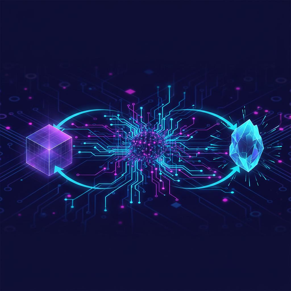Ilustração técnica representando tecnologia relacionado a O que são Vector Databases: Guia Essencial 2026 incluindo Vector...