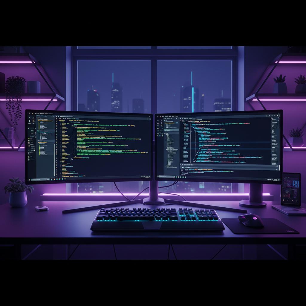 Ilustração técnica representando tecnologia relacionado a Guia Prático de Programação: Como Dominar Python e