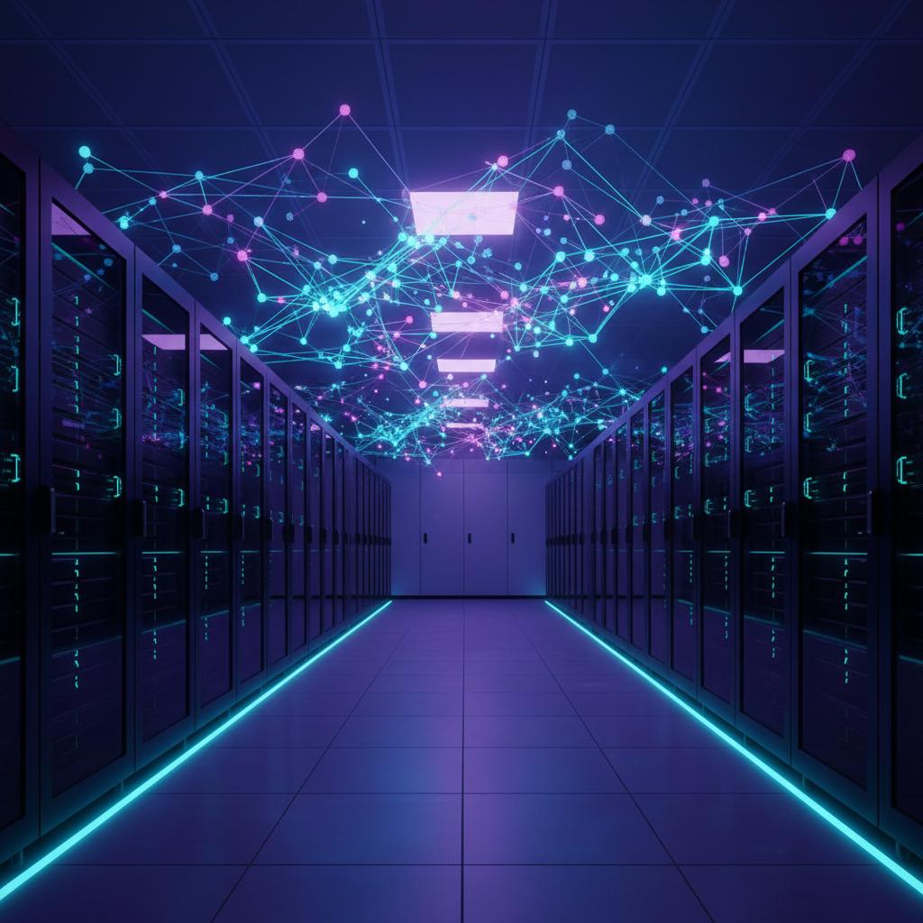 Ilustração técnica representando tecnologia relacionado a Como implementar LLM e OpenAI com sucesso em seus  incluindo Lan...