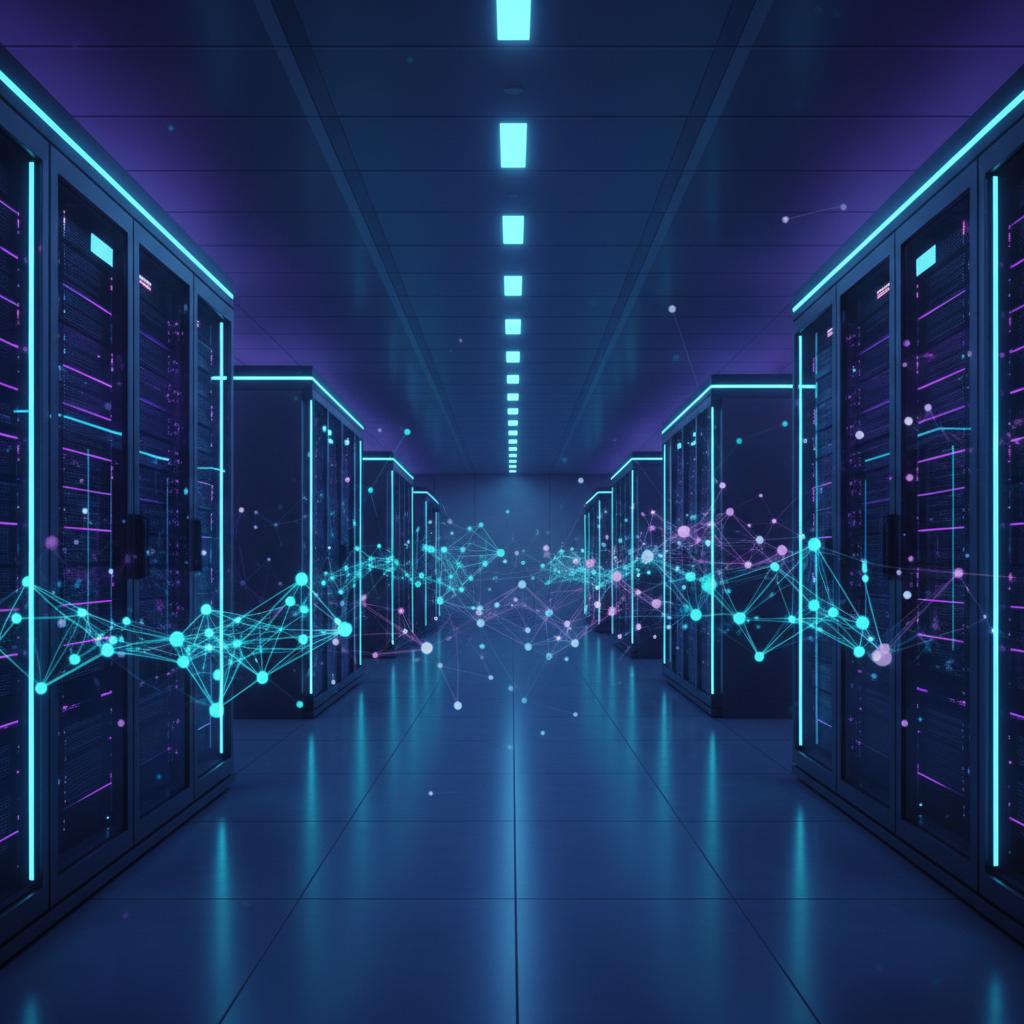 Ilustração técnica representando tecnologia relacionado a Como implementar LLMs com OpenAI e LangChain: Guia